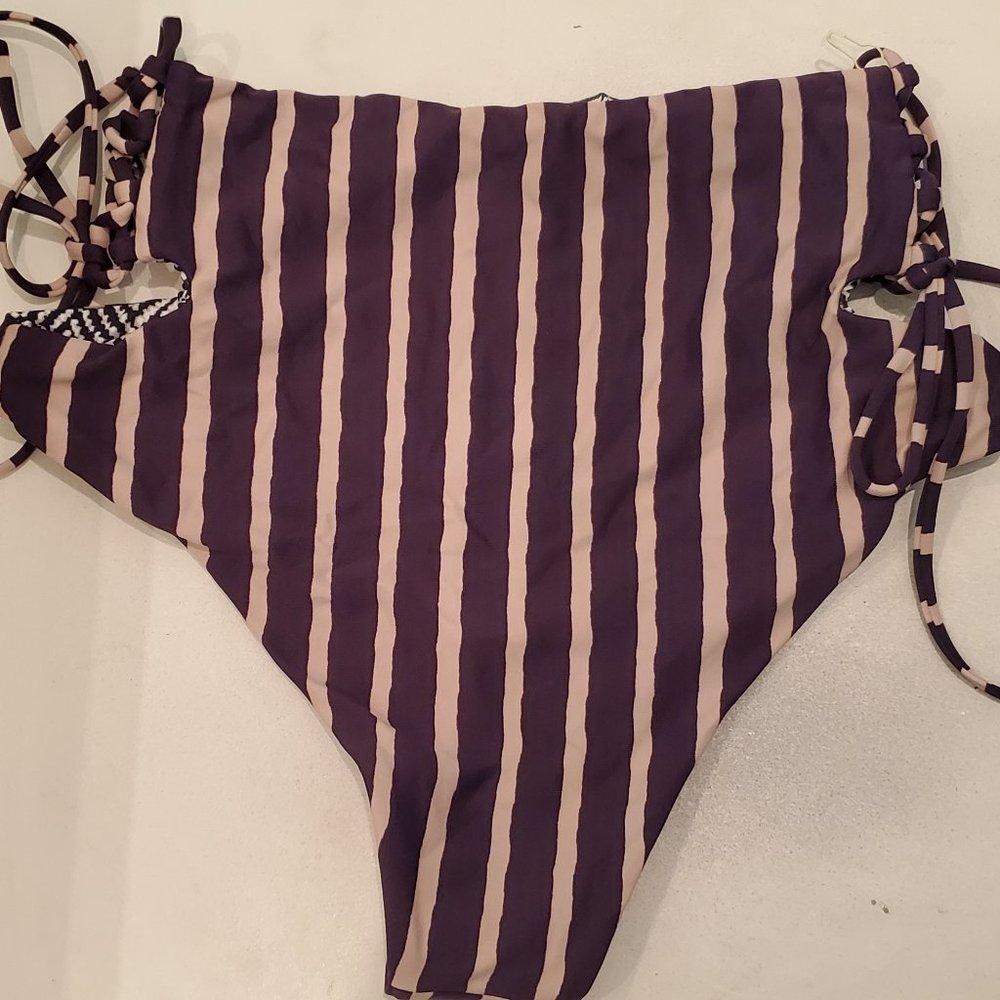 Maaji acai high-waist Reversible Bikini Bottom - Picture 7 of 9